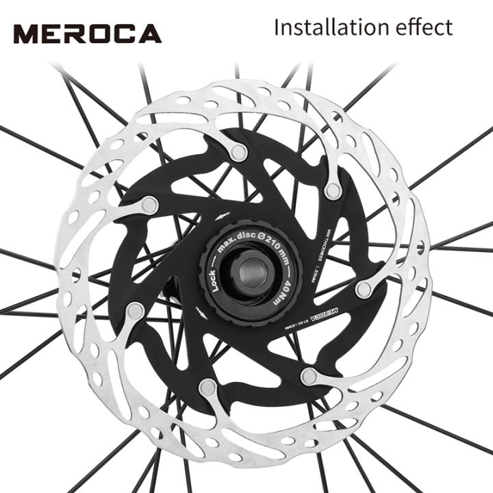 meroca-xr-middle-locking-disc-road-bicycle-disc-brake-pad-bicycle-disc-brake-pad-road-mountain-bike-cooling-brake-pad-160mm