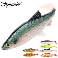 hot！【DT】 Spinpoler 3d Roach Paddle Tail Soft Fishing 5g/10g/20g/40g Walleye Perch Bass Jigs Artificial Bait Wobbler