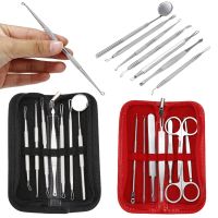 1/7/8pcs/Set Stainless Steel Acne Needle Face Cleansing Acne Treatment Blackhead Removal Blemish Pimple Extractor Tool Skin Care