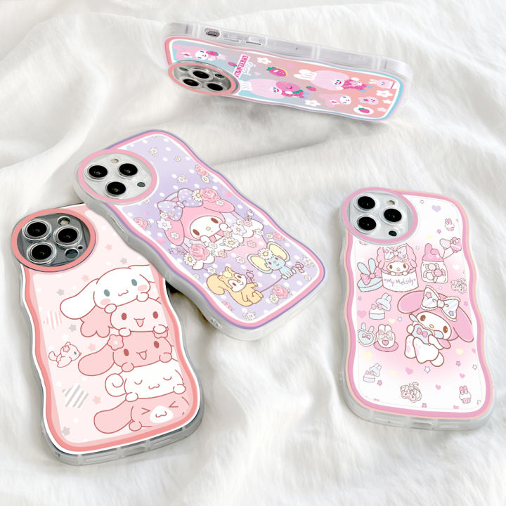 hontinga-เคสสำหรับ-xiaomi-mi-11-lite-5g-ne-11t-pro-5g-12t-mi-9t-pro-เคสใสใสลายการ์ตูนเมโลดี้เคสยางซิลิโคนนิ่มลายหยักเคสด้านหลังเคสโทรศัพท์เคสนิ่มสำหรับเด็กผู้หญิง