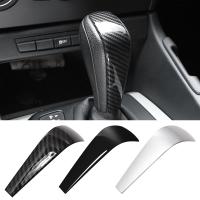 ✜◈☊ ABS Carbon Fiber Car Handbrake Sticker Gear Shift Knob Cover Shell For BMW 3 Series E91 E90 E92 E93 2006-2012 Tuning Accessories