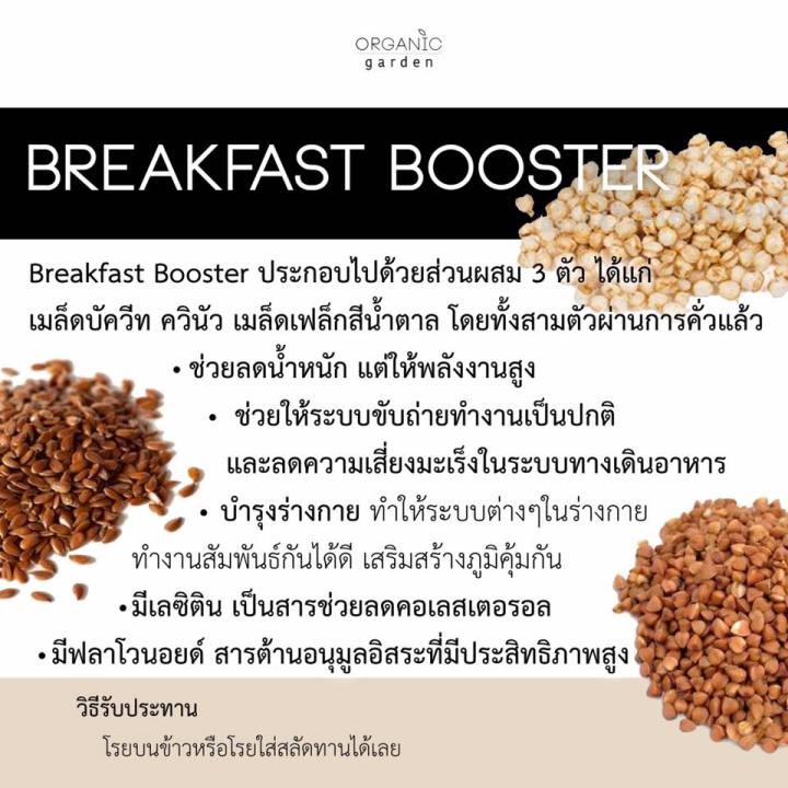 organic-garden-ธัญพืชอาหารเช้า-เพื่อสุขภาพ-breakfast-booster-crispy-110g