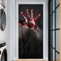 [COD] MT074 Bloody Door Sticker Personalized Decoration Wall Renovation