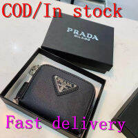 HOT”Prada-Women กระเป๋ากระเป๋าสตางค์แบบมีซิปสำหรับผู้หญิงฝรั่งเศส Unisex คุณภาพสูงก๊อปปี้แบรนด์เดิมกระเป๋าสะพายไหล่ขาย