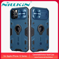 Nillkin เคส เคสโทรศัพท์ Apple iPhone 12/12 Pro/12 Pro Max Case Camshiled Armor Slide Camera Protection Bumper Back Cover Casing with Logo Outcut
