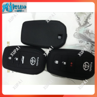 RTO Perfect Toyota 3ปุ่ม Snmart ปลอกซิลิโคนกุญแจเพื่อปกป้องและตกแต่ง Toyota CAMRY FORTUNER ฯลฯกล่องใส่สมาร์ทคีย์