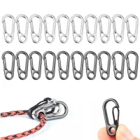 Lock Keychain Loaded Camping Gate Handbag Long Mini Carabiner Clip Hooks