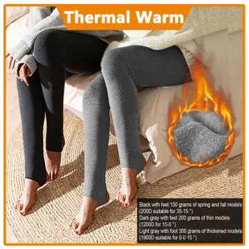 Women Winter Black Thick Warm Soft Fleece Lined Thermal Stretchy Leggings  Pants