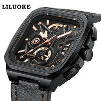 Lilok Liluoke Watch Mens Luminous Waterproof Mens Watch Square High-End Mens Watch