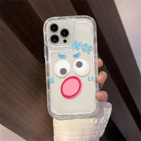 เคสโทรศัพท์มือถือ ซิลิโคนนิ่ม TPU ใส กันกระแทก ลายอารมณ์น่ารัก สําหรับ IPhone 14 11 13 12 Pro 7 + 8 Plus X XR XS Max