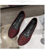 Wtmei ผู้หญิง Loafers แบนลื่น Casual Lazy Mueller รองเท้าสุภาพสตรีรอบหัวขนาดใหญ่รองเท้า Kasut Kulit Perempuan