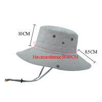 2022 New Spring Summer Sun Protection Bucket Hat For Men Breathable Anti UV Panama Outdoor Sport Fishing Hiking Hat 8.5cm Brim