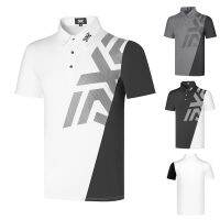 J.LINDEBERG Titleist Taylormade Korean ✵ 2022 ฤดูร้อนเสื้อผ้ากอล์ฟผู้ชายแขนสั้นผู้ชายเสื้อโปโลกลางแจ้งสบายๆระบายอากาศเสื้อผ้าแห้งเร็ว