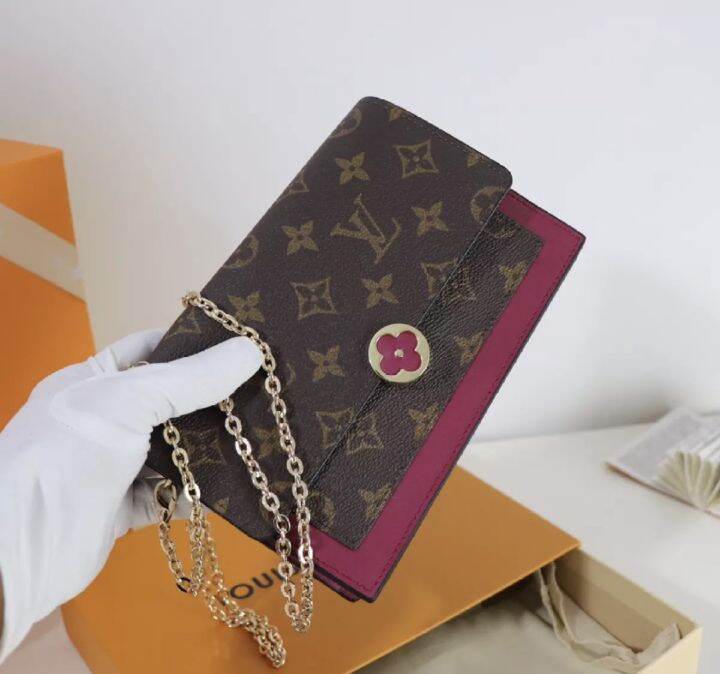 Louis Vuitton Flore Chain Wallet