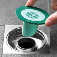 Color Plastic Magnetic Floor Drain Cover Kitchen Sewer Deodorant Cover Bathroom Floor Sink Plug Odor-Proof Insect-Proof Cover Dishracks Sink accessori