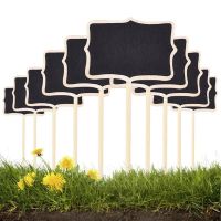 【YD】 Name Tags 10PCS Small Blackboard Labels Sign Gardening Decoration Garden Supplies