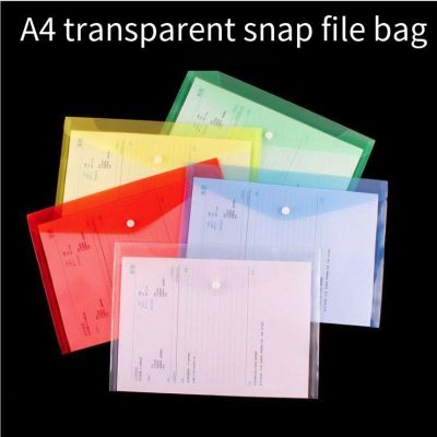 【hot】 Size Plastic File Folders Wallets Colorful Document Files Envelope for School Office