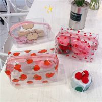 Japanese Korean Ins Transparent Waterproof Cosmetic Portable Bag