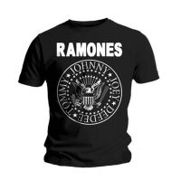 The Ramones Seal Logo Rock Punk Heavy Metal Tee T-Shirt Mens Unisex