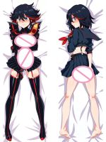 [HOT SHXLLOWWQWH 522] อะนิเมะฆ่า La ฆ่า Dakimakura กอดร่างกายปลอกหมอนสองด้าน Matoi Ryuuko คอสเพลย์ปลอกหมอนอะนิเมะ Dakimakura