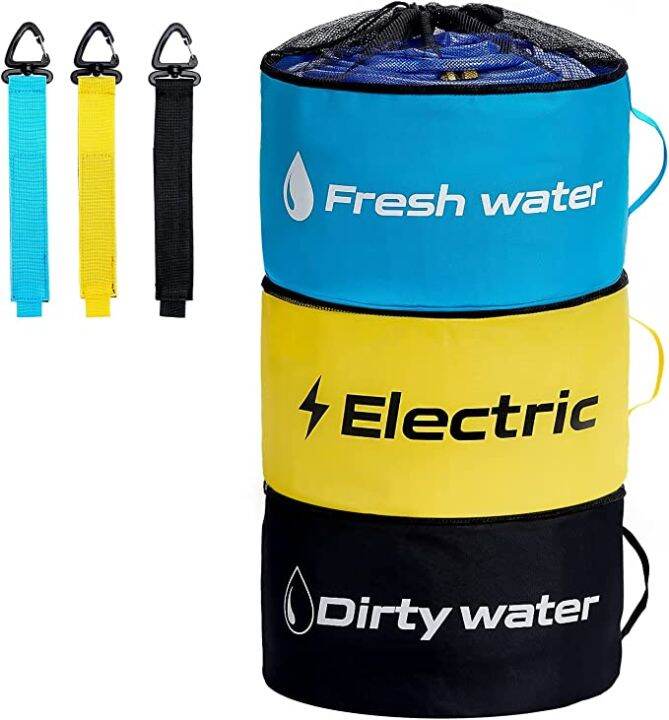 3 Packs Customized rv hose storage bag Accessories Bags to Store Your