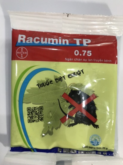 Thuốc diệt chuột racumin dạng bột, gói 20gam, sản phẩm của bayer - ảnh sản phẩm 1