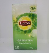 Hộp nhỏ 37.5g 25 túi lọc TRÀ XANH TƯƠI MỚI Indonesia LIPTON Green Tea