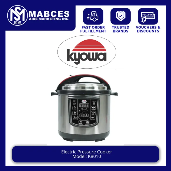 Kyowa 6.0L Electric Pressure Cooker KW8010 Lazada PH