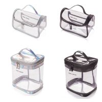 Multifunctional Transparent Cosmetic Bag Makeup Pouch Toiletry Travel Organizer New 2021