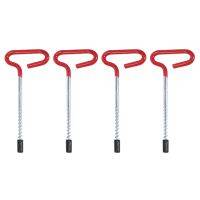 4 Pcs Ice Nail Threaded Peg Nail Tent Fixer Accessory Tent Nail Ice Fishing Anchors Tool