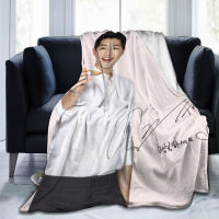 2023 in stock Song Joong Ki Blanket Ultra Soft Throw Flannel Blanket Warm Printed Fashion Washable Blanket for Bed Couch Chair Living Room，Contact the seller to customize the pattern for free