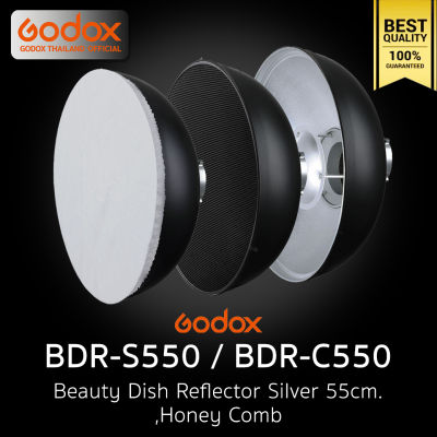 Godox Beauty Dish Reflector BDR-S550 + Honey Comp BDR-C550 ( 55 mm. Bowen Mount )