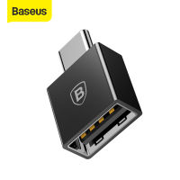 BASEUS Type C ชายกับหญิง USB เคเบิ้ลอะแดปเตอร์แปลงสำหรับ USB C เป็น USB (ชายกับหญิง) ปลั๊กชาร์จ OTG อะแดปเตอร์แปลง