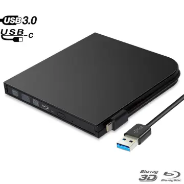 Lecteur Blu Ray Dvd externe 3D, Usb 3.0 Et Type-c Bluray Cd Dvd