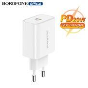 BOROFONE BA57A Sạc Một Cổng PD20W Bộ Sạc Nhanh USB Type C Bộ Sạc Nhanh