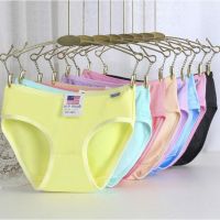 12PCs Women Soft Panties Breathable Underwear for Girls Ladies Size LXL2XL Plus Size