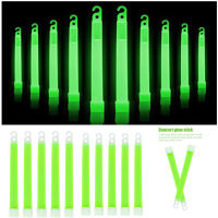 15Pcs Colorful Luminous Glow Sticks with Hook Glowsticks for Camping Accessories Emergency Concert Party Light Stick