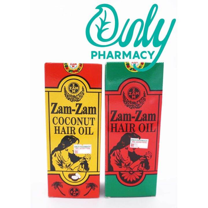 ZamZam Hair Oil/ Zam Zam Coconut Hair Oil 115ml (Minyak Rambut Kelapa