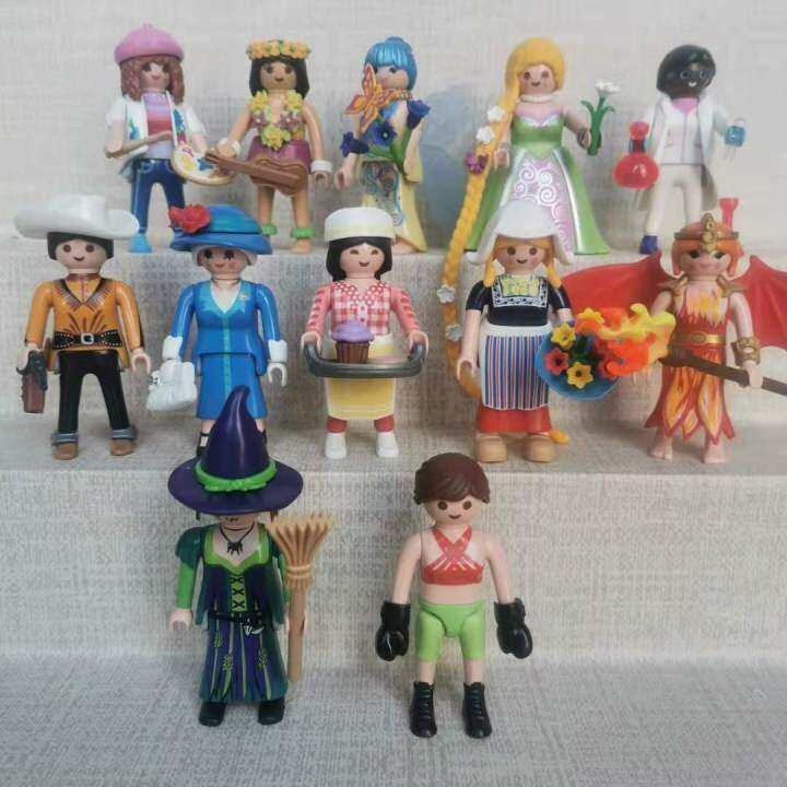 playmobil-figurines-ของเล่นตุ๊กตาขยับแขนขาได้เด็กผู้หญิงขนาด7ซม-อัศวินทหารหุ่นทหาร-s16-s15-s17-s19-s18