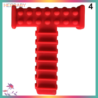 HERBABY ประสาทสัมผัสเคี้ยวหลอดของเล่นสำหรับเด็กออทิสติก T Shape Oral Motor TOOL สำหรับเด็ก