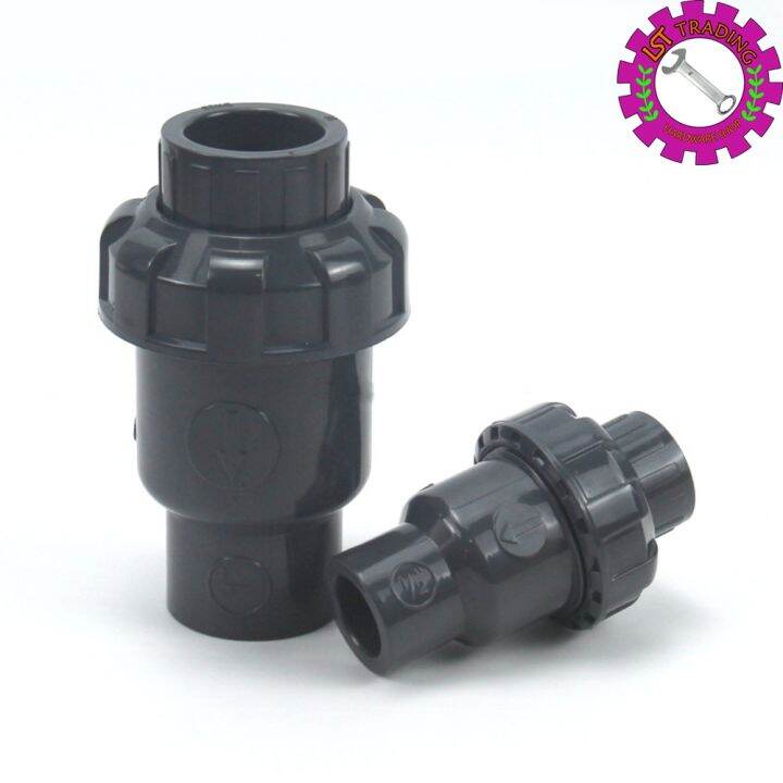 READY STOCK PVC CHECK VALVE PVC 1 WAY VALVE PVC ONE WAY VALVE VALVE SEHALA PVC NOT RETURN VALVE