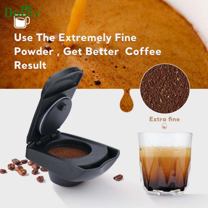 Dolity Reusable Capsule Adapter Capsules Convert Coffee Capsule