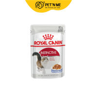 Royal Canin โรยัล คานิน อาหารแมวแบบเปียกเพ้าซ์ สูตรอินสทิงค์ทีฟ ในเจลลี่ สำหรับแมวโตทุกสายพันธุ์  85 g