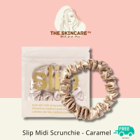 TheSkincare.TH | SLIP Midi Scrunchie - Single ยางรัดผม ไหมมัลเบอรี่แท้ 100% ผมไม่หักงอ ไม่หลุดร่วง