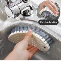 L-Sweet Kitchen Stove Cleaning Brush Flexible Pool Bathtub Tile Bathroom Brush Without Dead Corner Floor Brush(Color Random)