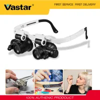 Vastar 8X15X23X Telescope Magnifier Dual LED Lighting Loupe Binocular Magnifying Glass Tools for Reading Books Newspaper