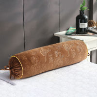 Coreless Long cylinder pillow COVER round Removable cervical ROLL headrest pillowcase leg back lumber Support Cushion COVER: