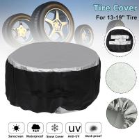 【CW】 1pcs Car Spare Tire Cover Polyester Storage Tyre Accessories Dust Protector Styling