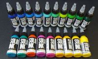 KK(01) #SOLID INK หมึกสัก สีสด ติดง่าย ทนนาน จากUSA ขนาด 1 ออนซ์