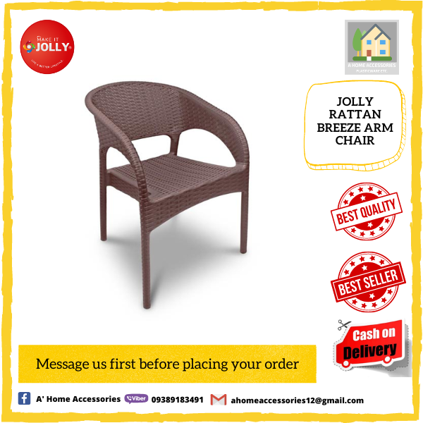 Jolly Rattan Breeze Arm Chair | Lazada PH
